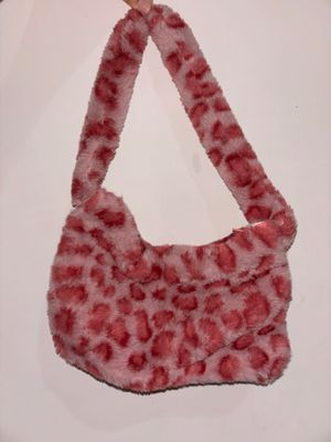 fur mini shoulder bag