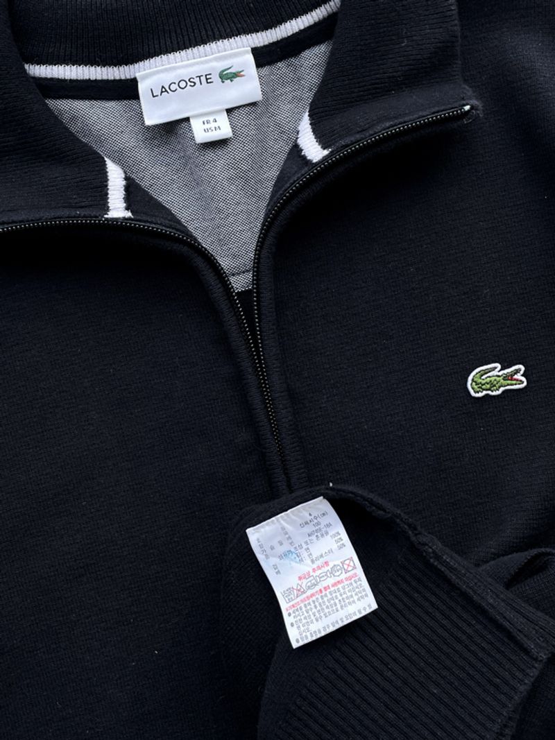 LACOSTE FULL ZIP TRACK TOP KNIT NAVY, foto 8