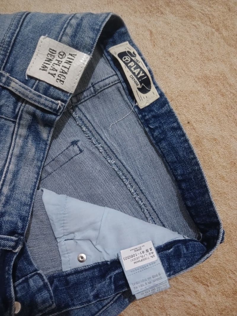 Play denim jeans slim fit second thrift original, foto 3