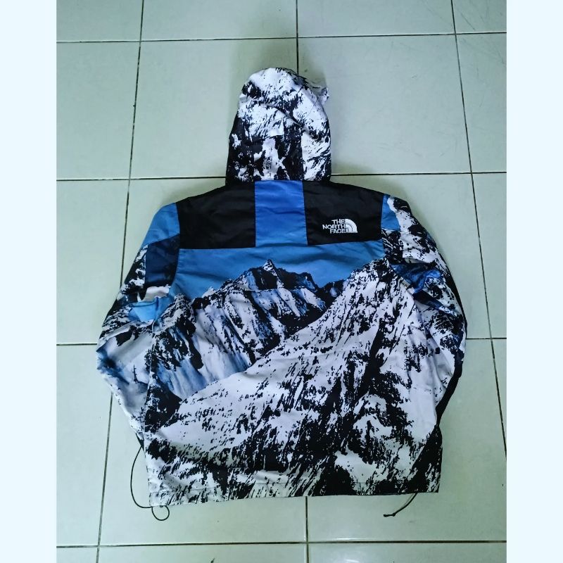 The north face x supreme jacket gorpcore ice mountainotif ao, foto 2
