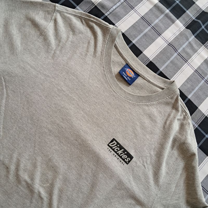 Dickies Minimalist T-shirt Pria gray, foto 2
