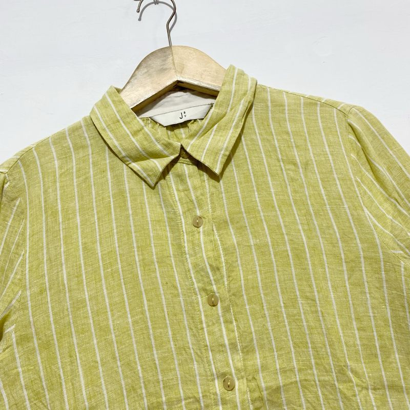 y by linen stripe shirt, foto 2