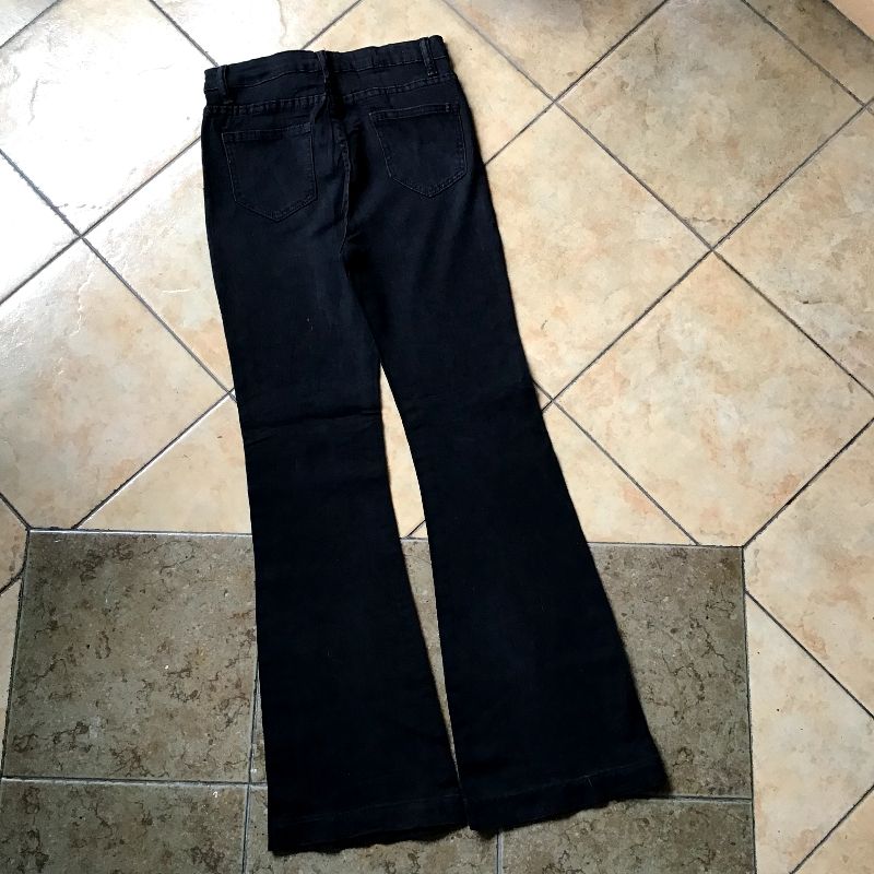 Botcut jeans hitam, foto 3