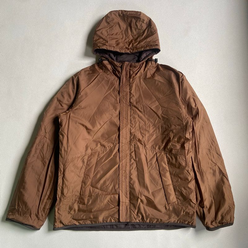 Plaid Jacket Puffer Uniqlo Reversible, foto 9