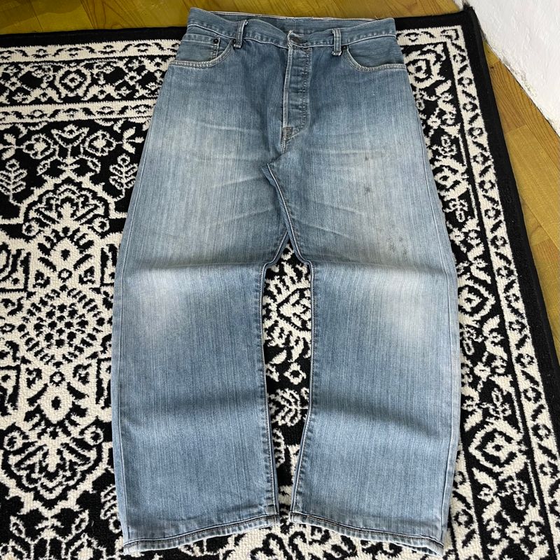 Levi’s blue washed jeans loose fit, foto 3