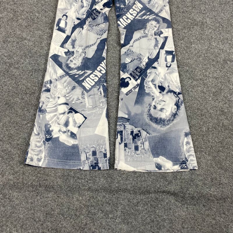 Flare pants michael jackson full print, foto 3