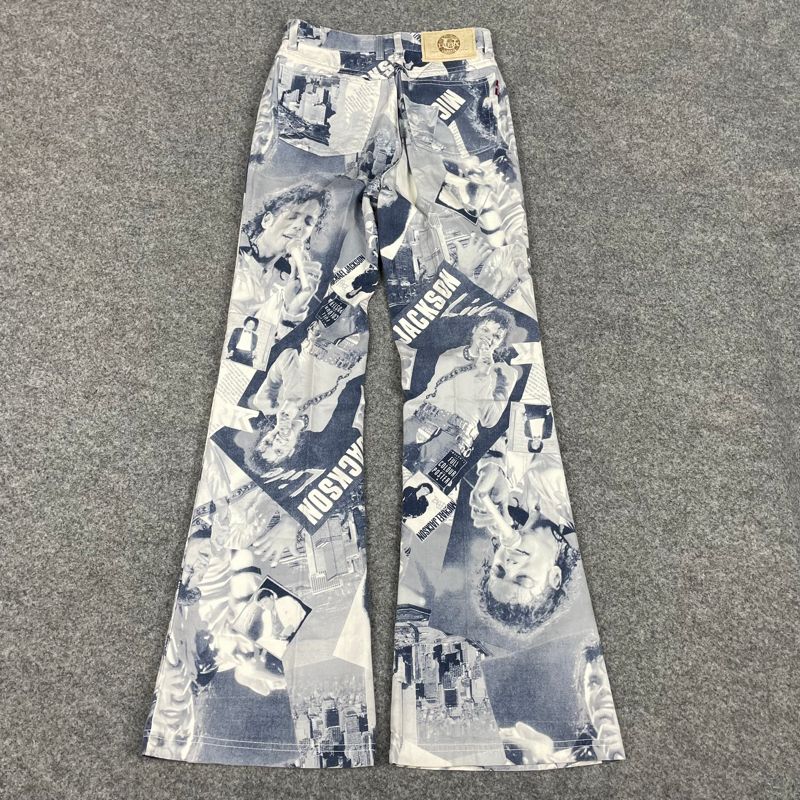 Flare pants michael jackson full print, foto 2