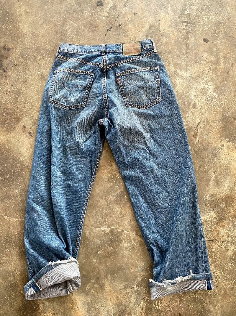 levi's 504 selvedge Jeans blue, foto 2