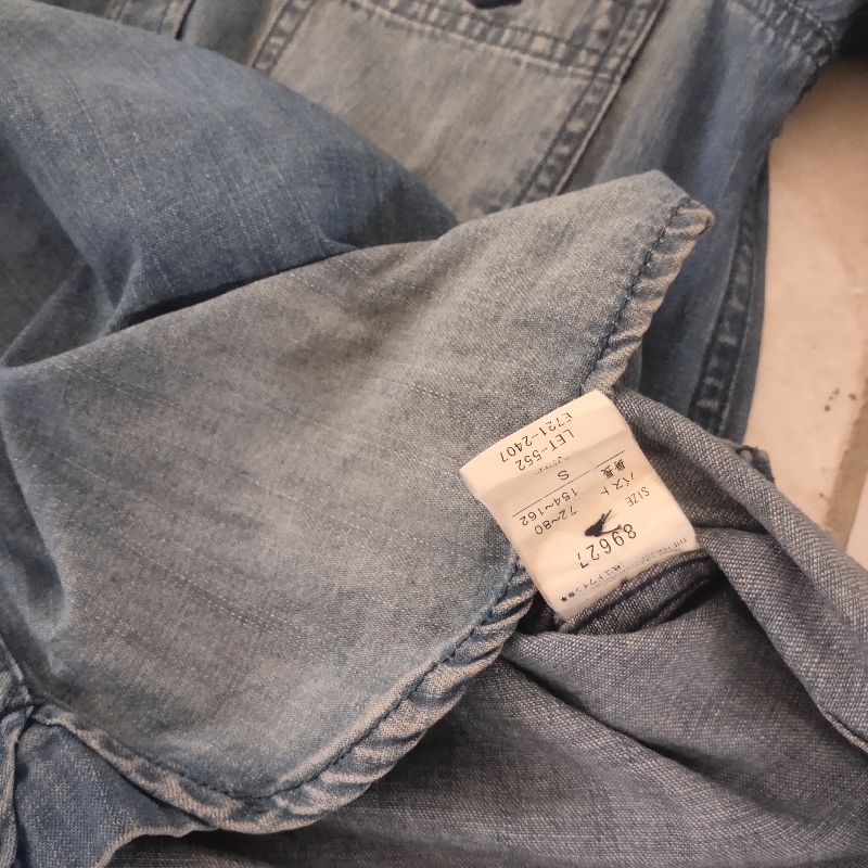 Kemeja Denim Lee Original, foto 5