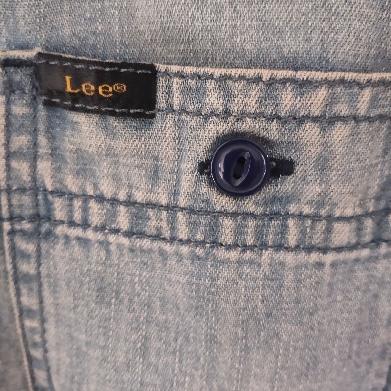 Kemeja Denim Lee Original, foto 4