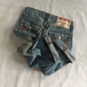 True Religion Vintage Y2K Jeans Pria blue