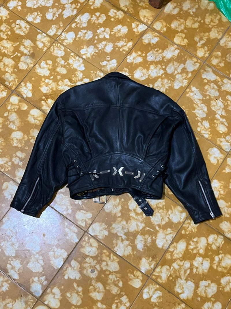 Jaket kulit ramones vintage, foto 6
