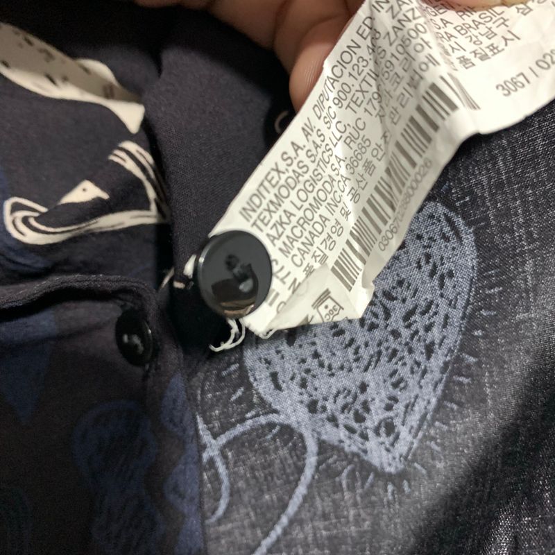 zara aop viscose collar open, foto 6