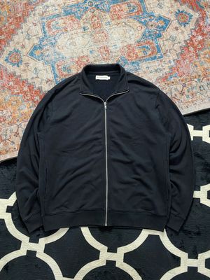ZIPPER TRACK JAKET GIORDANO BLACK BASIC