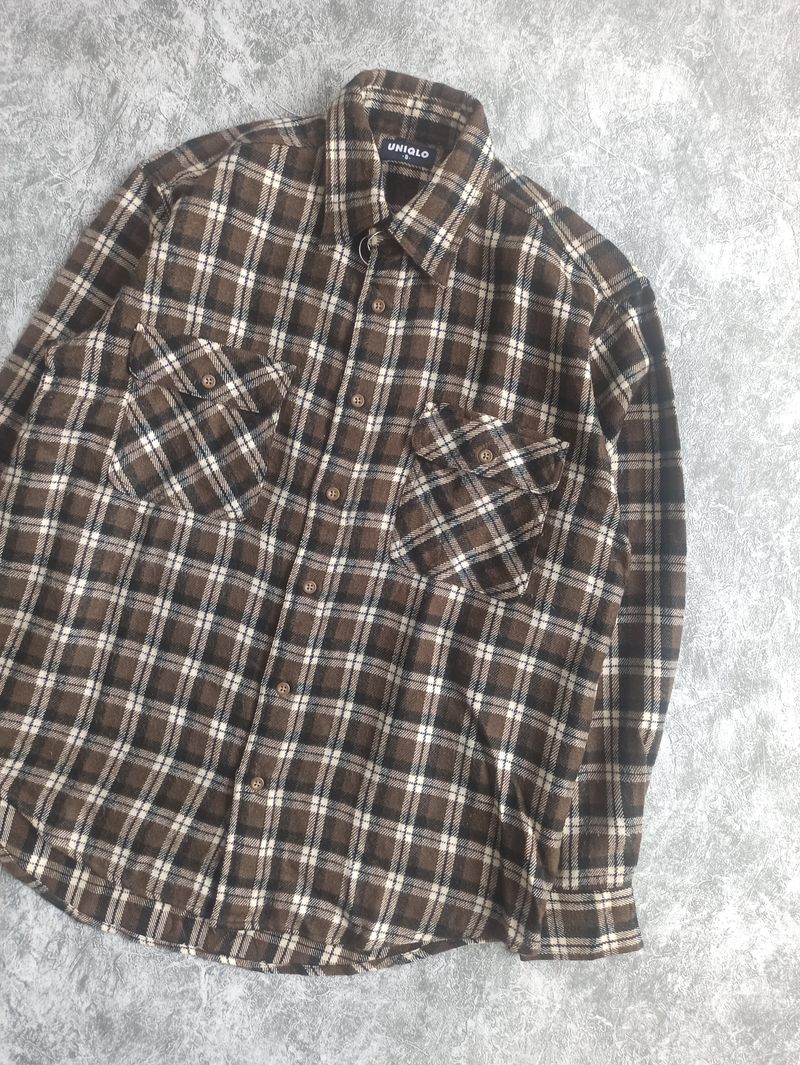 UNIQLO FLANNEL WOOL SHIRT, foto 2