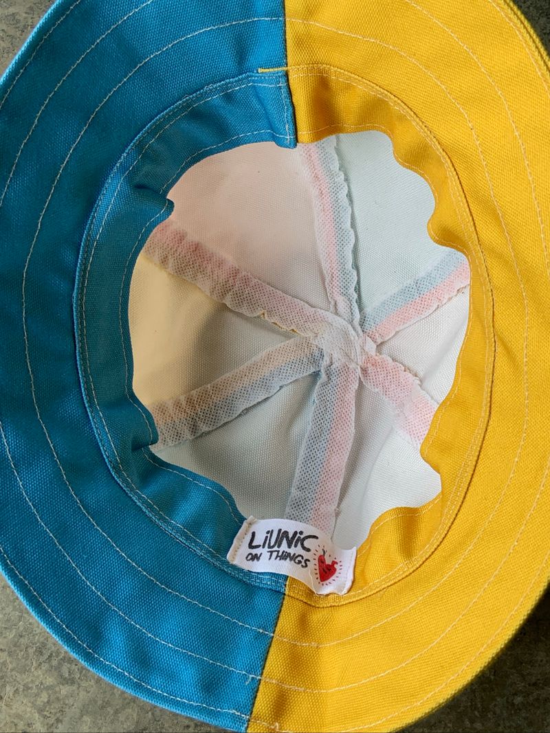 Liunic On Things Smooth Colourblock Bucket Hat, foto 3