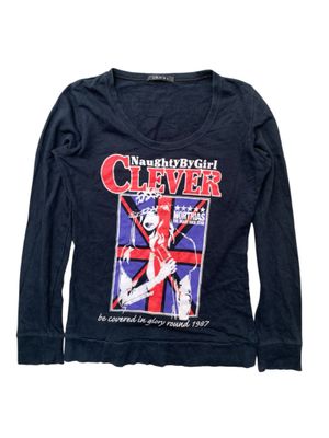 Naughty By Girl Y2K Long Sleeve Hysteric Glamour style
