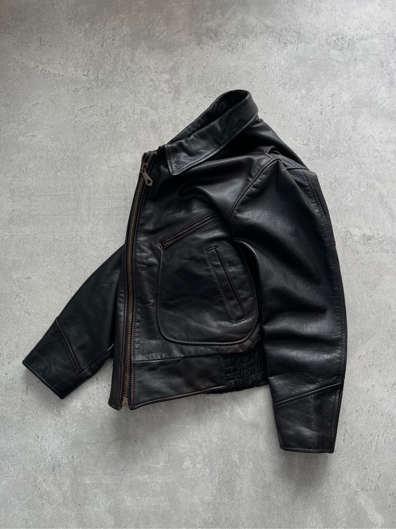 Chevignon Vintage Leather jacket Pria black, foto 2