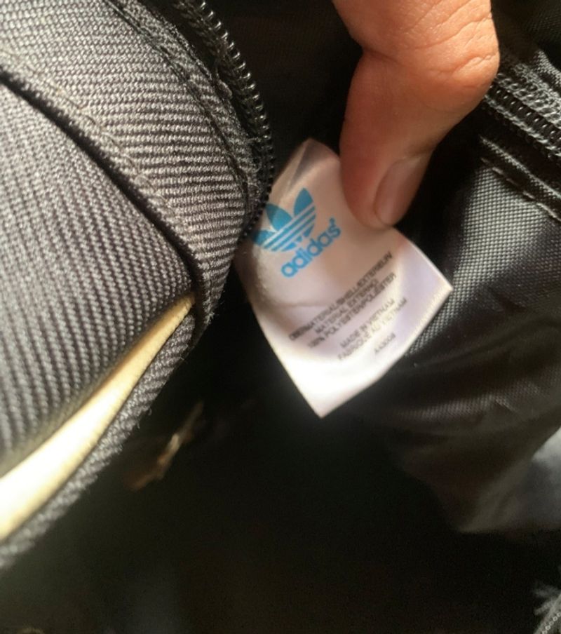 Vintage adidas trefoil duffle bag, foto 6