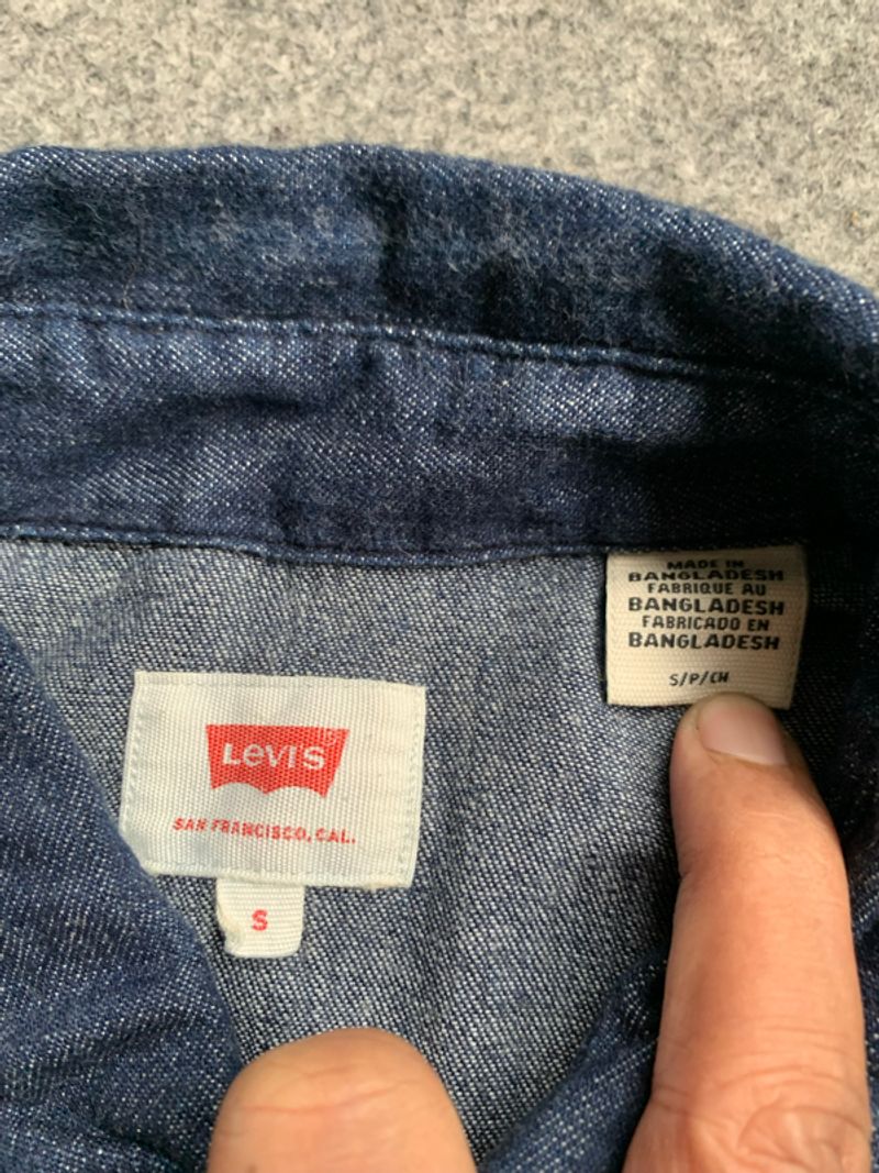 Levis western style denim shirt, foto 3