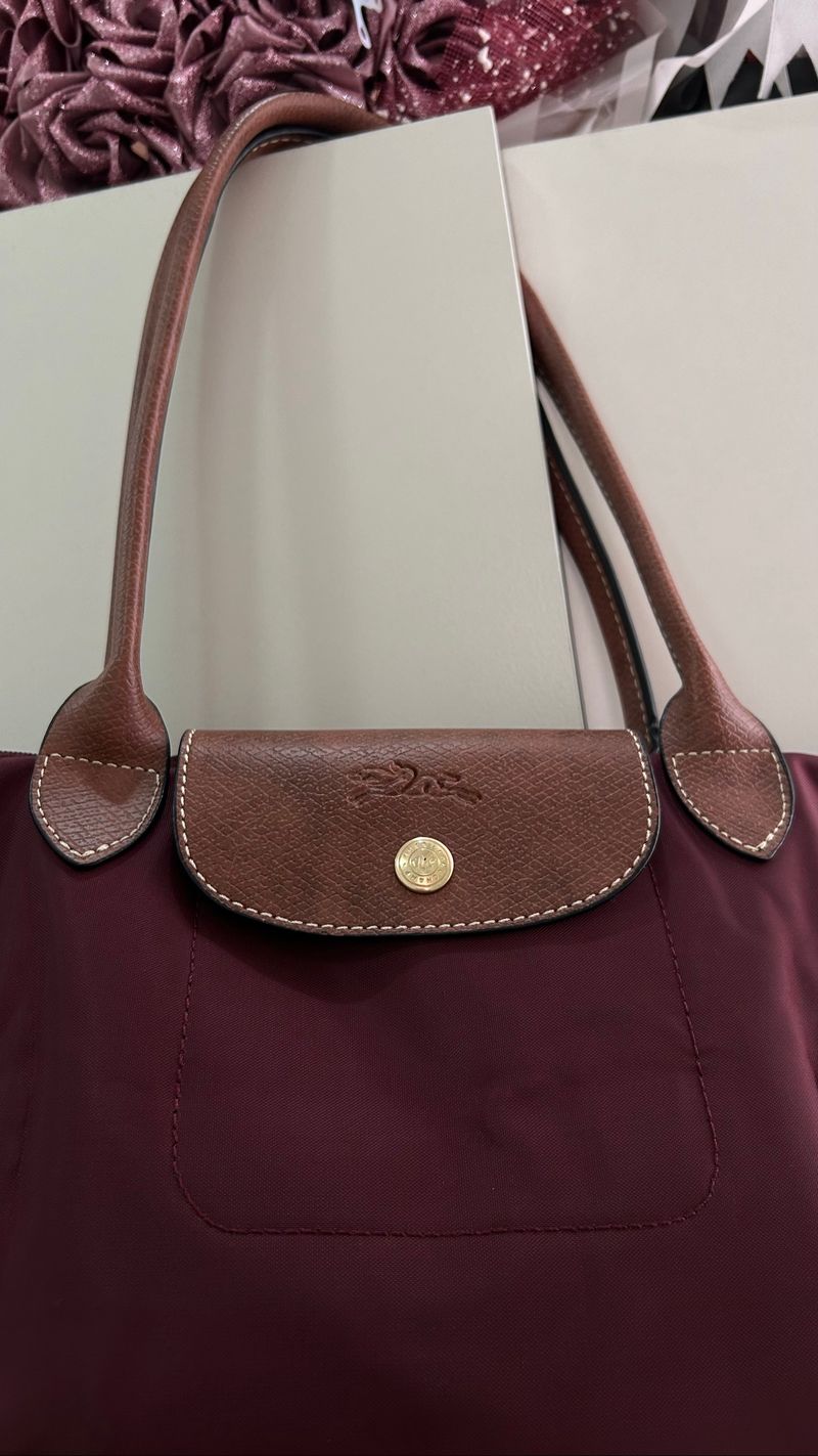 Longchamp | Burgundy | Long Handle M, foto 2