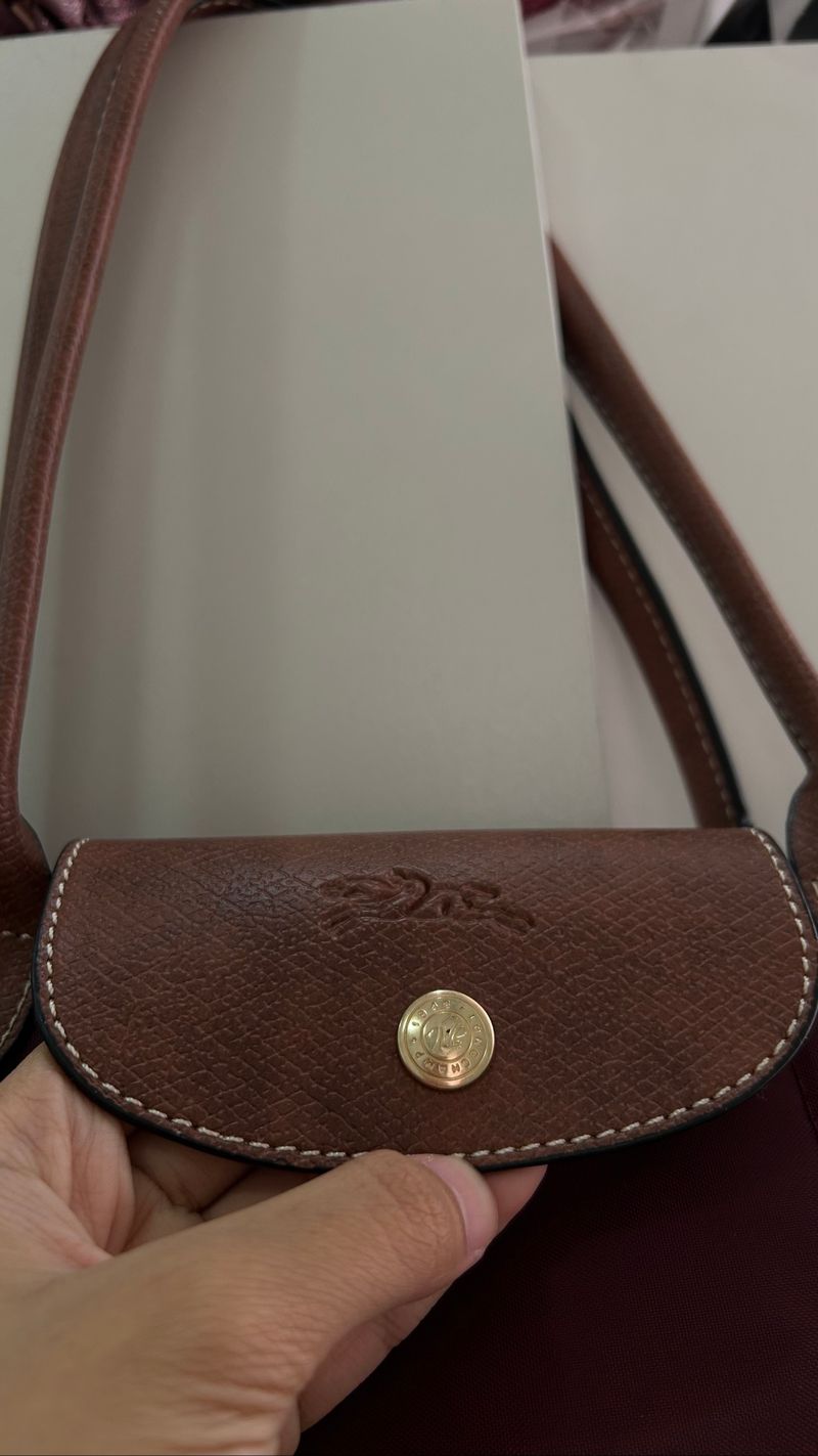Longchamp | Burgundy | Long Handle M, foto 4