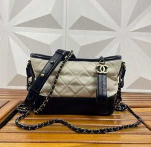 Chanel Gabrielle Small Black White Shoulder bag