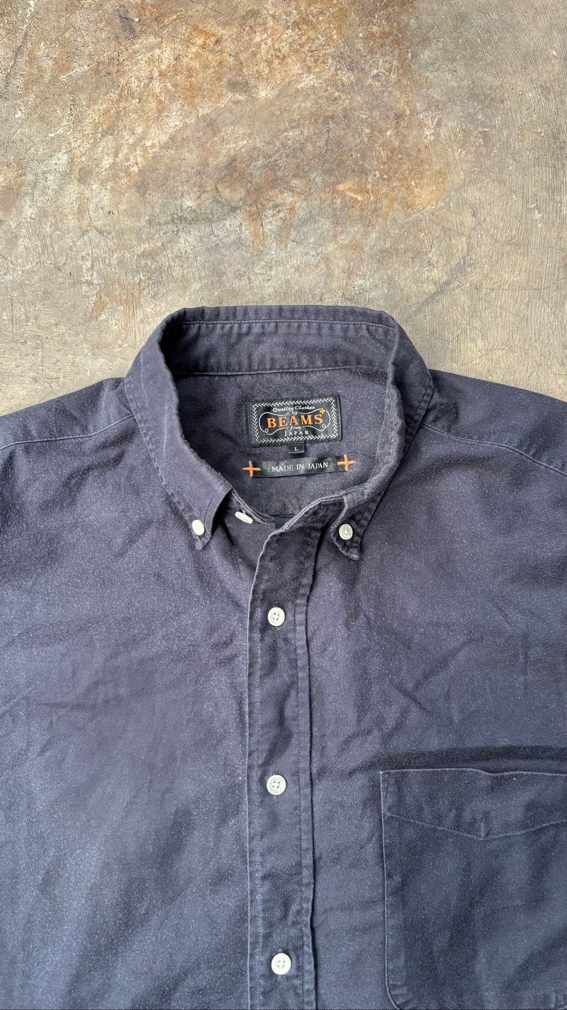 Beams Plus Long Shirt Black, foto 2