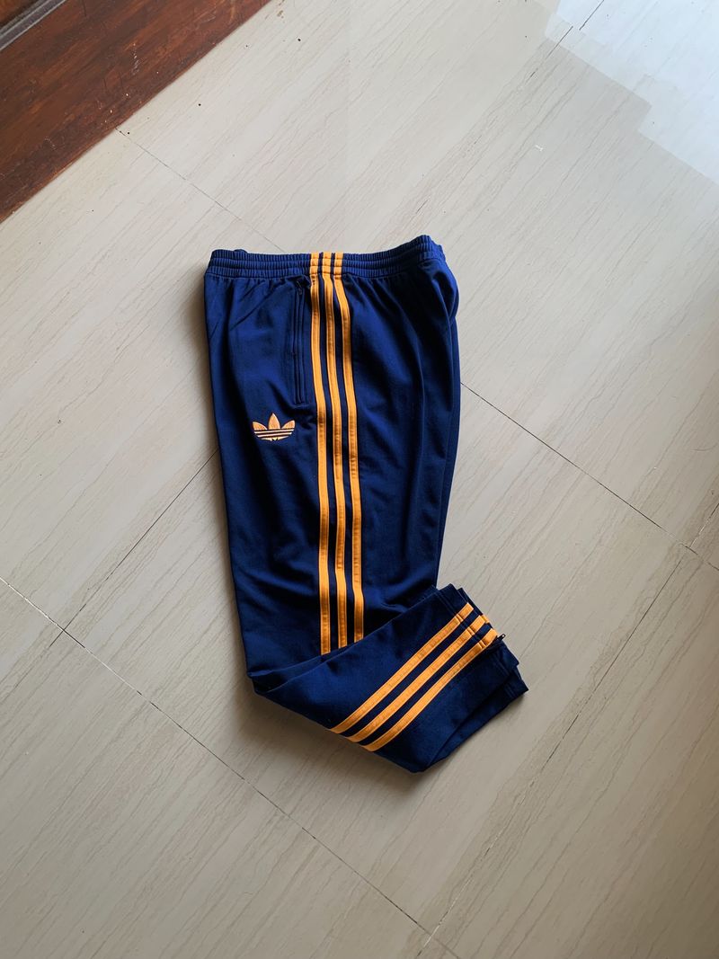 Adidas Casual Tracksuit Pria navy orange, foto 2
