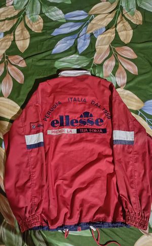 Ellesse Luxury Casual Track jacket Pria white red