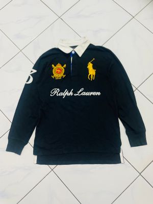 Polo Ralph Lauren Sportswear Casual Shirt Wanita white navy