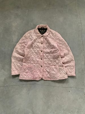 Item(s) : Barbour Pink Quilted Utility Jacket