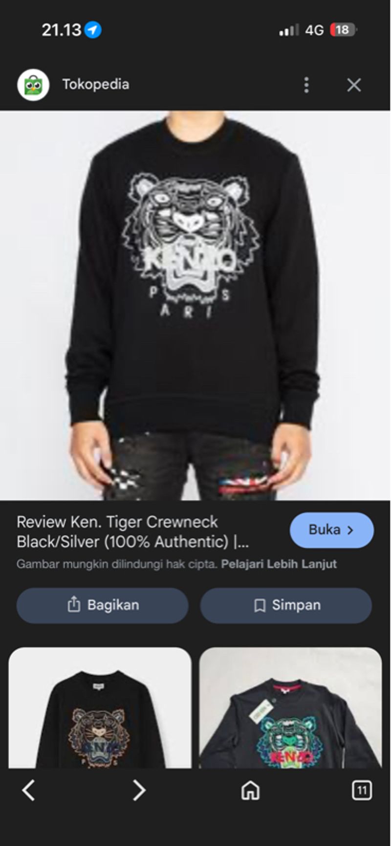kenzo crewneck, foto 4