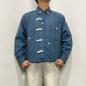 Jeuston Cheongsam boxy shirt
