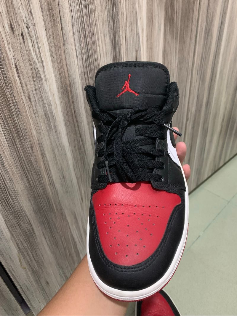 Air jordan 1 low Bred toe, foto 4