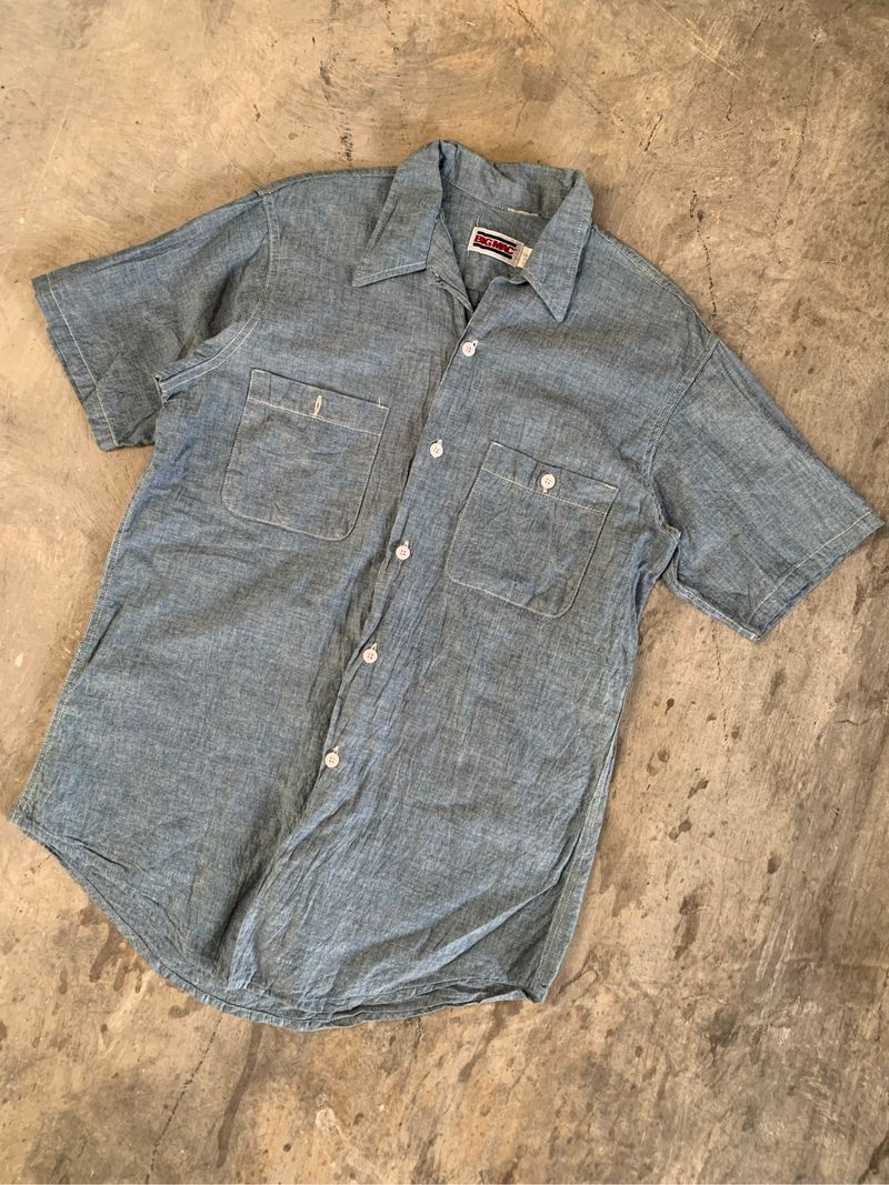 Big mac chambray shirt 80s, foto 2