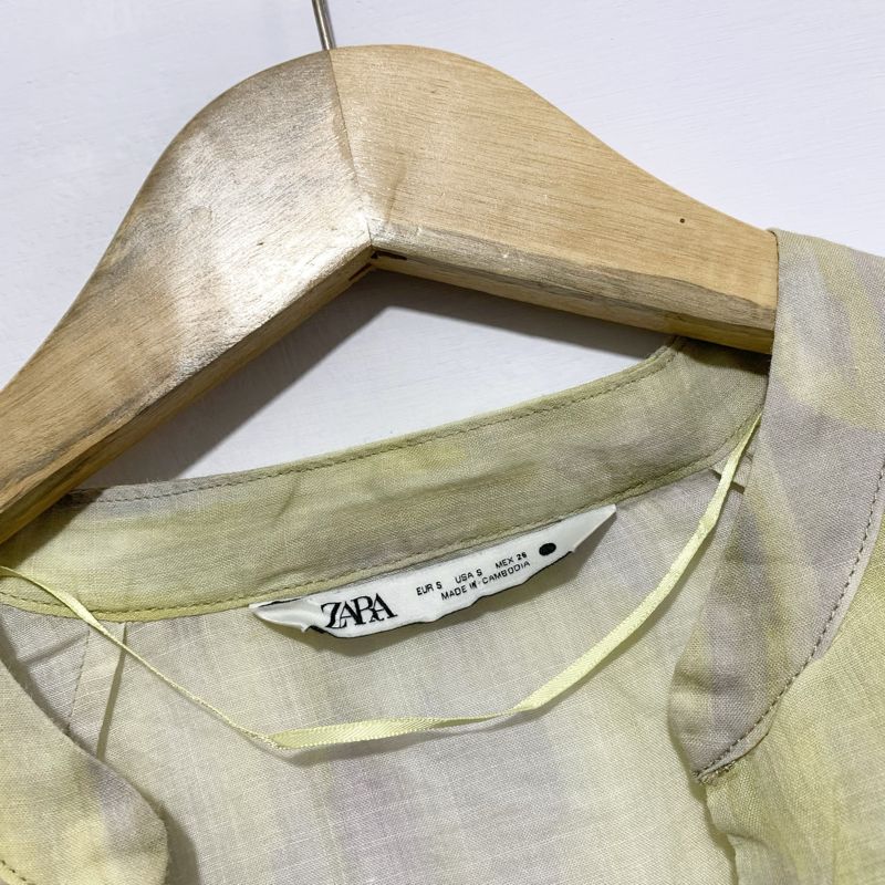 zara watercolor V neck oversize, foto 3