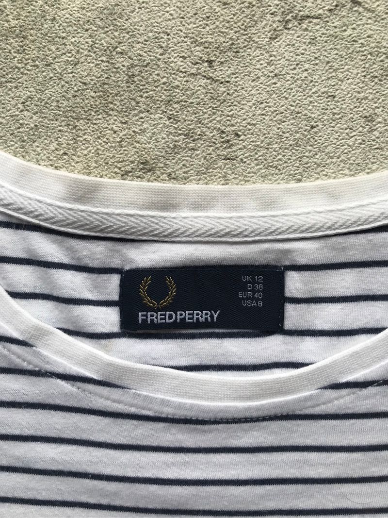 Kaos fred perry stripe womens, foto 2
