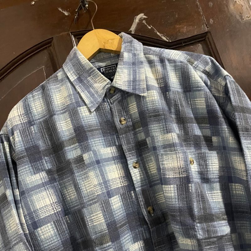 HARVER SHARAY Japan Patchwork Pocket Wool Outer Shirt L/S, foto 4