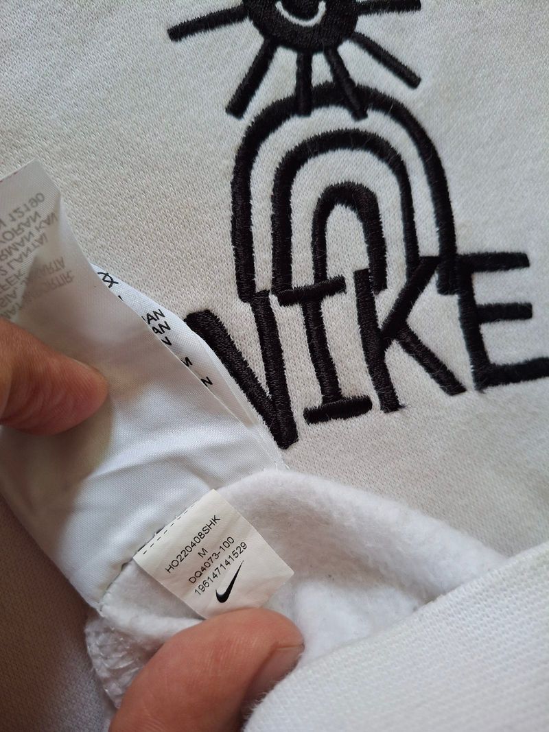 CREWNECK NIKE WHITE ORIGINAL 100%, foto 4