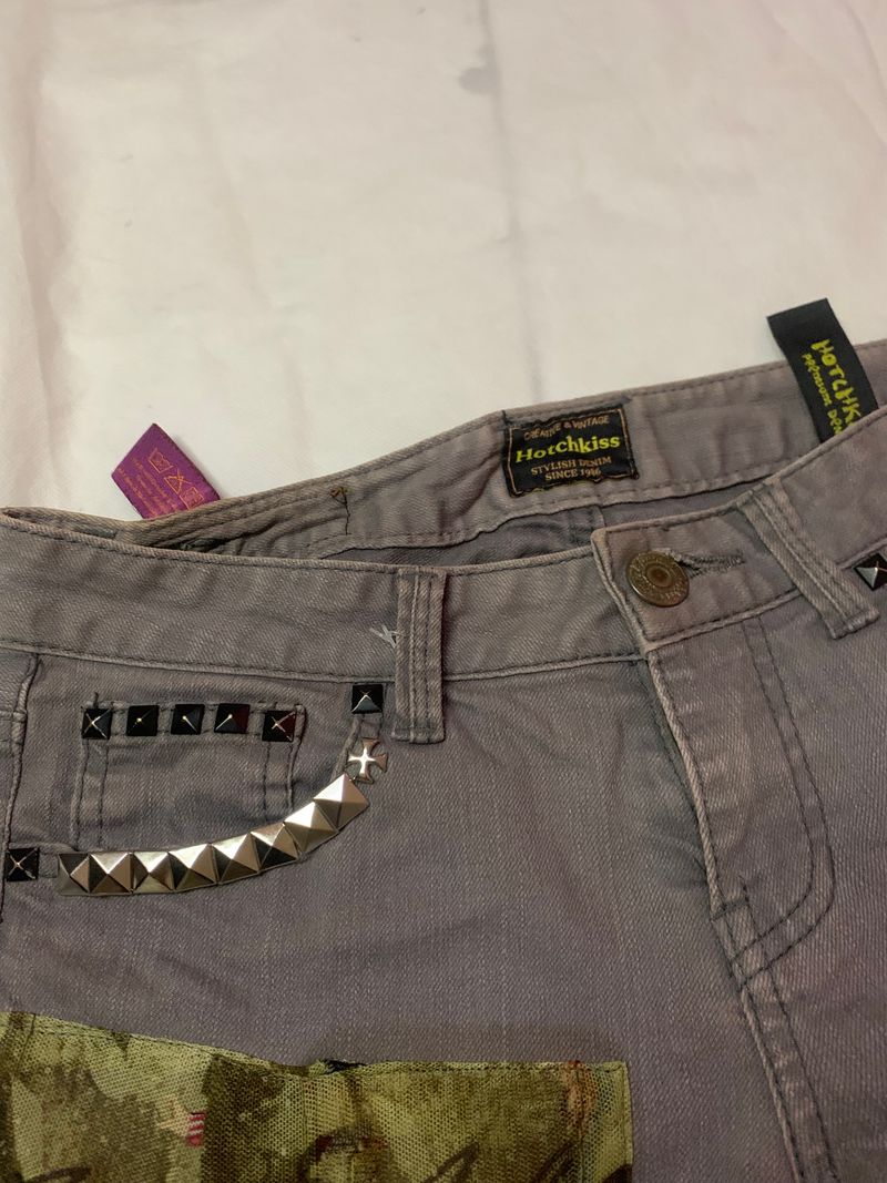 Y2K Reworked Jeans Pria multicolor cream, foto 3