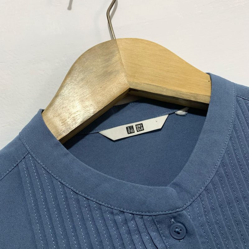 uniqlo pintucks top, foto 3