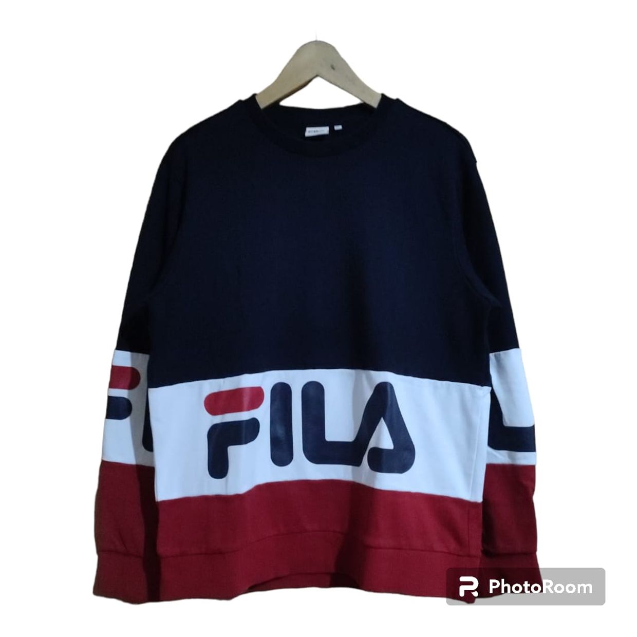 Fila Sportswear Sweatshirt Pria white black