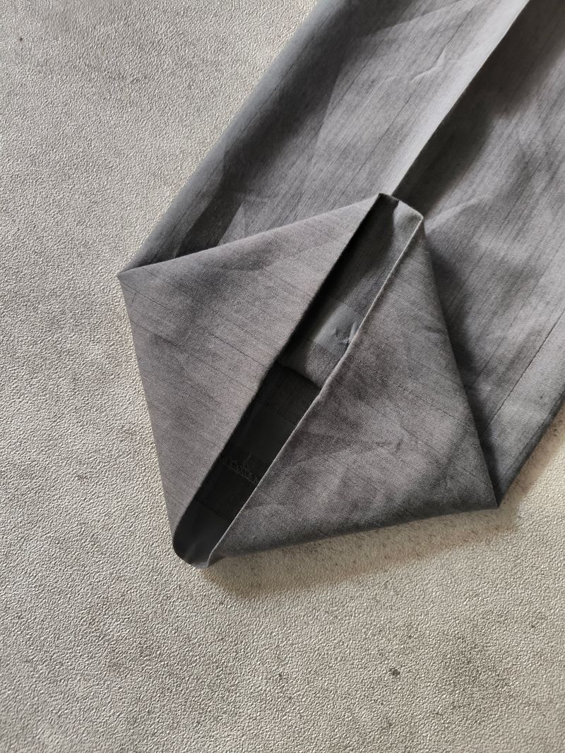 Loose-Fit Pleated Trousers Grey, foto 6