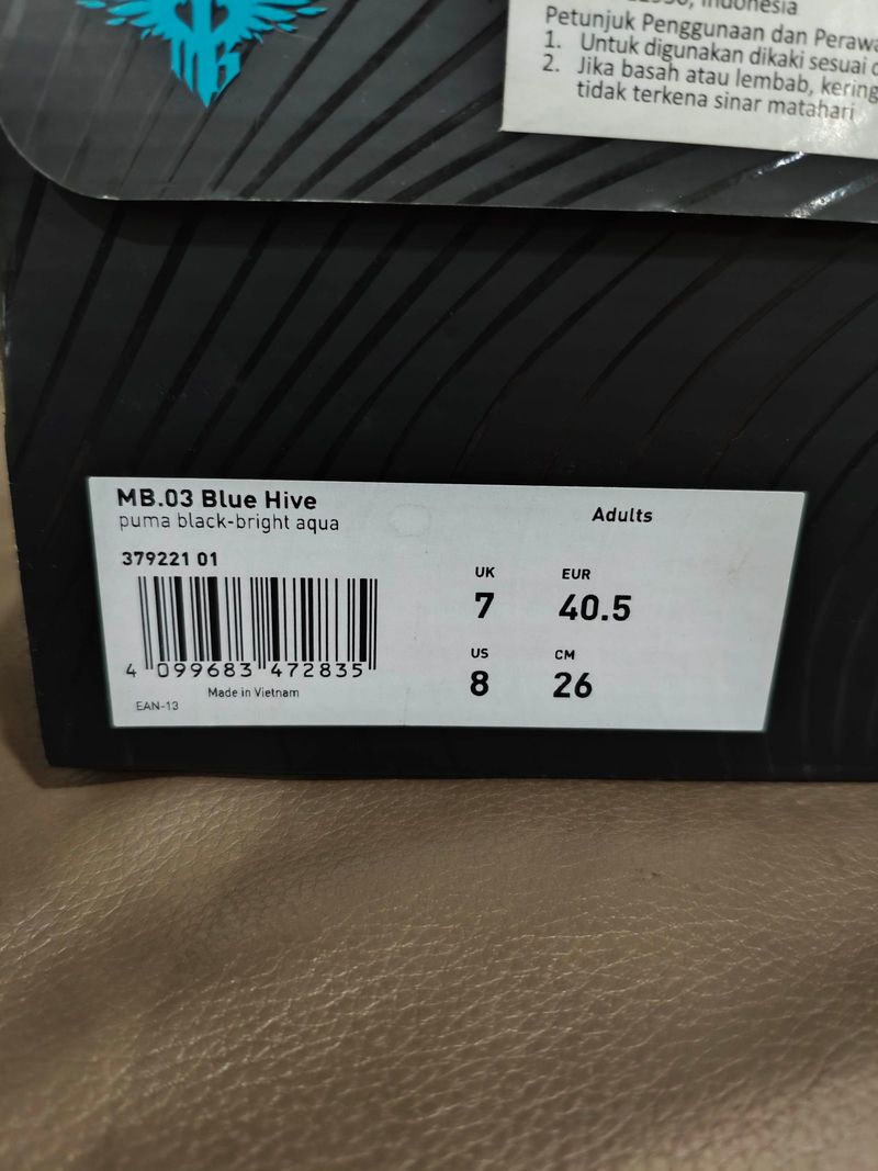 Separu Basket Puma MB.03 black aqua size 40.5, foto 5