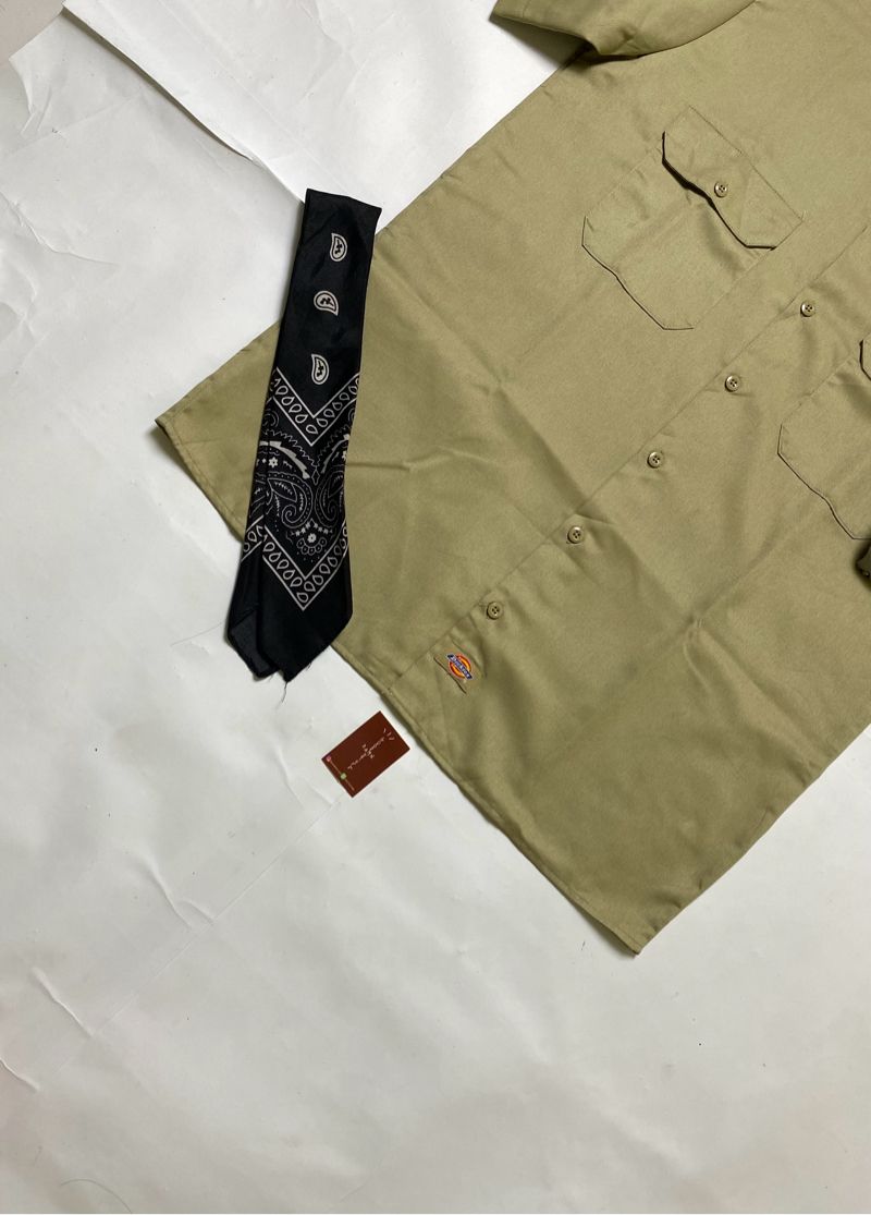 Woorkshirt Dickies Khaki Size M, foto 4