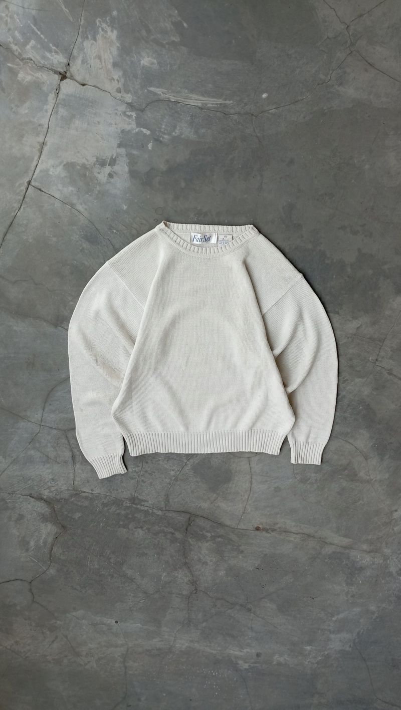 Vintage Sweatshirt Pria cream, foto 2