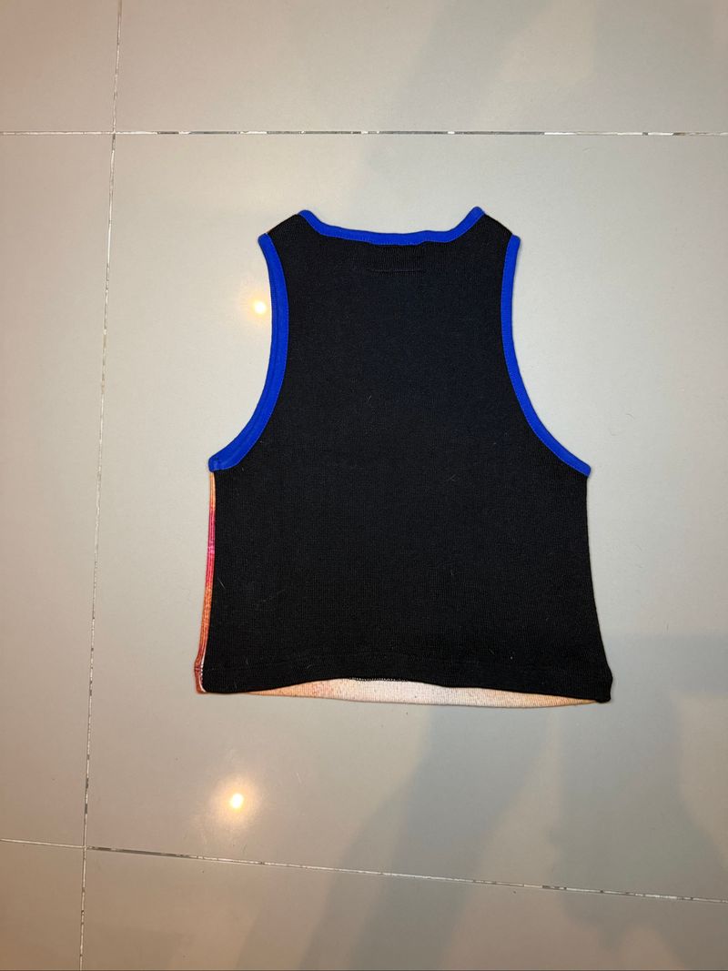 Magafaka Graphic Crop Top – Teeth Print, foto 2