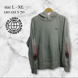 preloved hoodie lmc x ny abu big logo sz L-XL