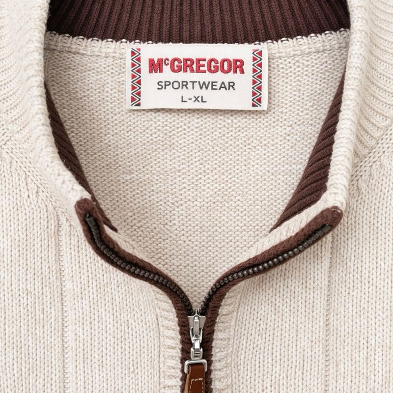 (Man) Sweater Half-Zip McGregor New Condition, foto 3
